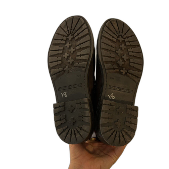 Tommy Hilfiger Womens Rugby 2 Ankle Booties Size 8.5M Brown Faux Leather - Picture 2 of 13